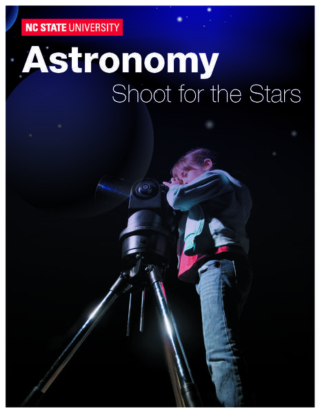 Astronomy: Shoot for the Stars cover with child using telescope