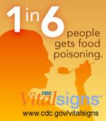 1 in 6 Americans gets foodborne illness each year.