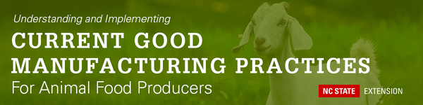 Animal Food Safety CGMP series banner image