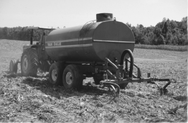 Black and White Photo of Spreader