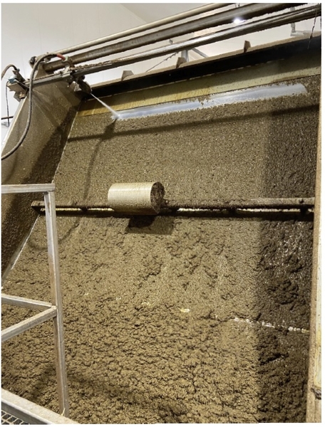 Sloped screen separator