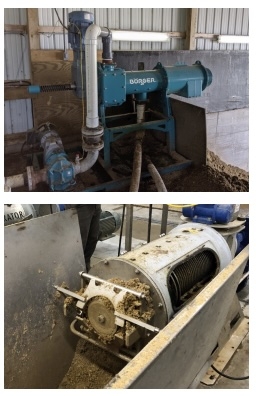 Photos of screw press separators