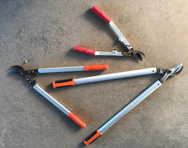 Bypass loppers of various lengths