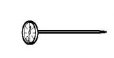 sketch of bi-metallic stemmed thermometer
