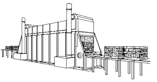 Drawing of a hydrocooler