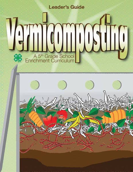 Vermicomposting Leader's Guide cover with compost illustration